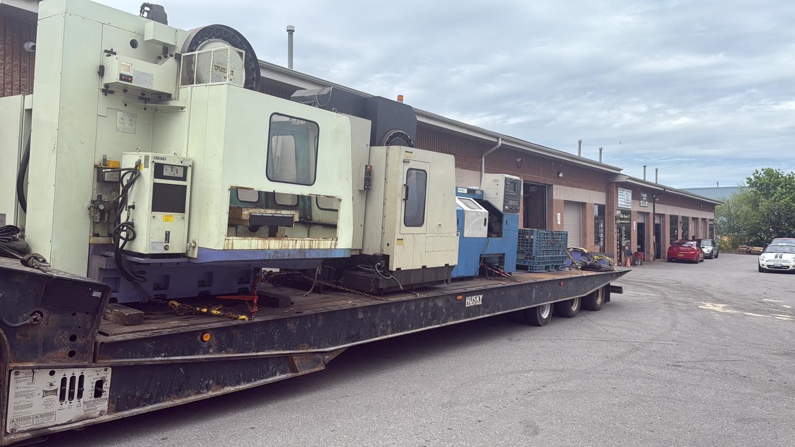 Machinery Moving - Precision placement of multi-ton CNC equipment