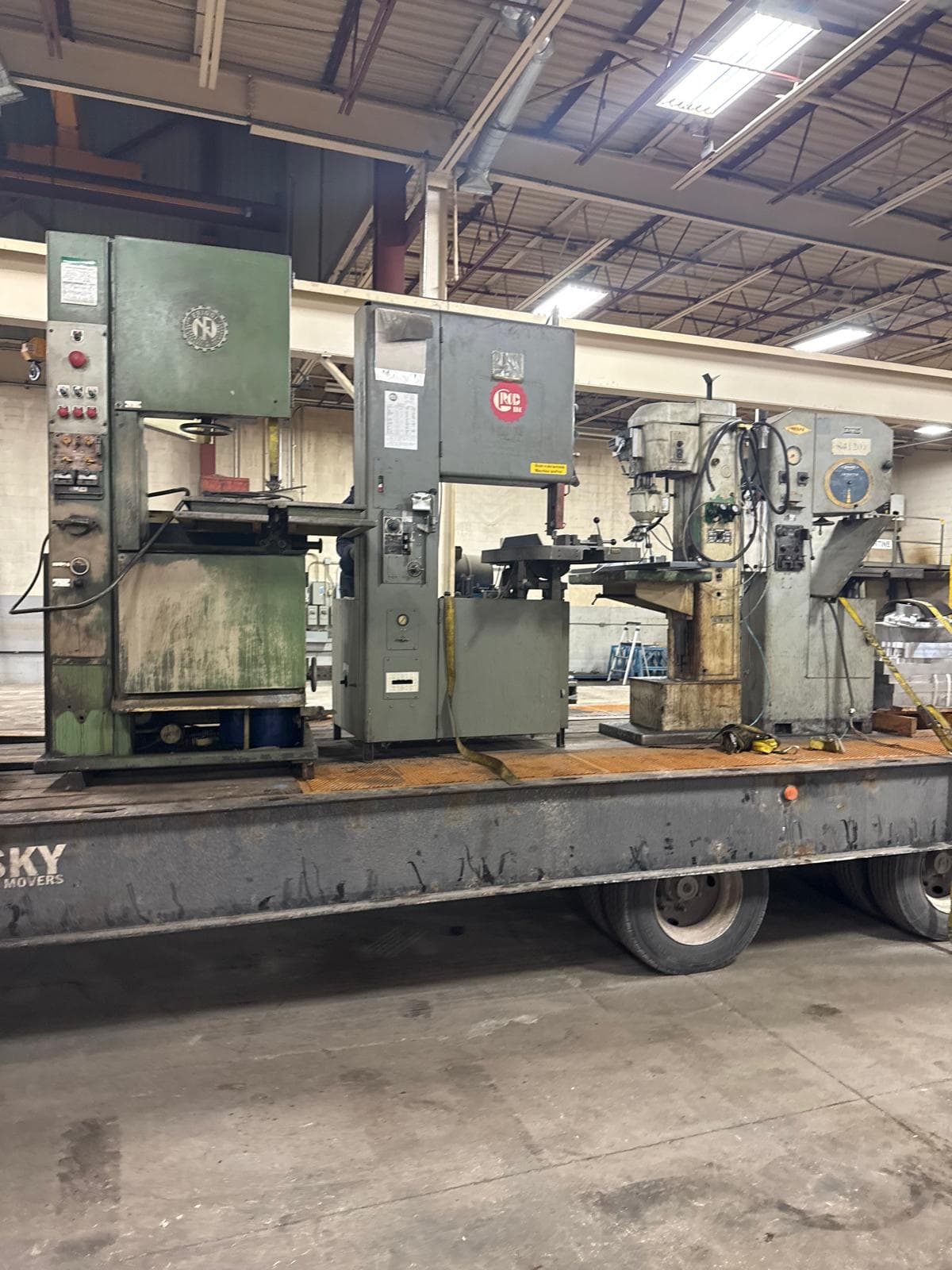 Machinery Moving - Precision placement of multi-ton CNC equipment